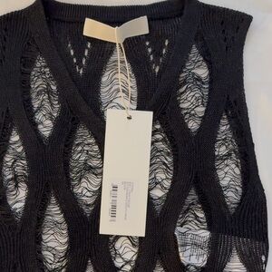 Dion Lee Linen Distressed Sheath Dress